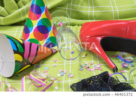 After party mess with intimate clothing 46401372