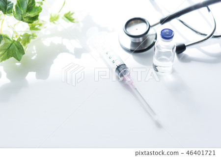 Stethoscope and medicine Stethoscope and medicine 46401721