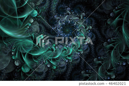 Fairy Infinite Abstract floral pattern. Fairy Infinite Abstract floral pattern. 46402021