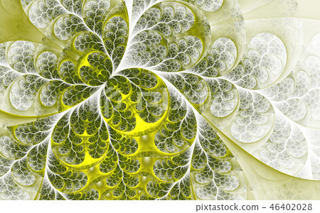 Multicolored fractal pattern as ornament. Multicolored fractal pattern as ornament. 46402028