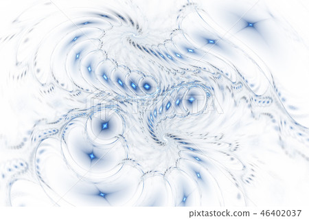 Glossy asymmetric spiral design. Abstract fantasy Glossy asymmetric spiral design. Abstract fantasy 46402037