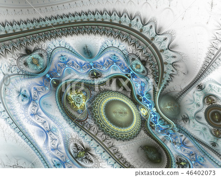 Time travel machine. Surreal steampunk technology Time travel machine. Surreal steampunk technology 46402073