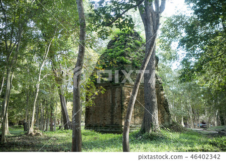 CAMBODIA KAMPONG THOM SAMBOR PREI KUK TEMPLE CAMBODIA KAMPONG THOM SAMBOR PREI KUK TEMPLE 46402342