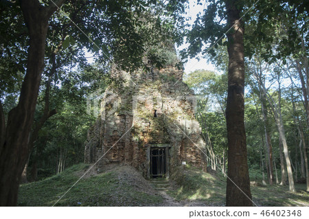 CAMBODIA KAMPONG THOM SAMBOR PREI KUK TEMPLE CAMBODIA KAMPONG THOM SAMBOR PREI KUK TEMPLE 46402348