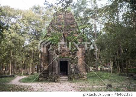 CAMBODIA KAMPONG THOM SAMBOR PREI KUK TEMPLE CAMBODIA KAMPONG THOM SAMBOR PREI KUK TEMPLE 46402355