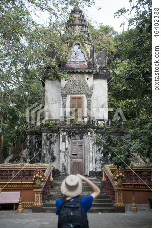CAMBODIA KAMPONG THOM PHNOM SANTUK TEMPLE CAMBODIA KAMPONG THOM PHNOM SANTUK TEMPLE 46402388