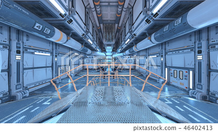 Inside the spacecraft - Stock Illustration [46402413] - PIXTA