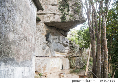 CAMBODIA KAMPONG THOM PHNOM SANTUK TEMPLE CAMBODIA KAMPONG THOM PHNOM SANTUK TEMPLE 46402455