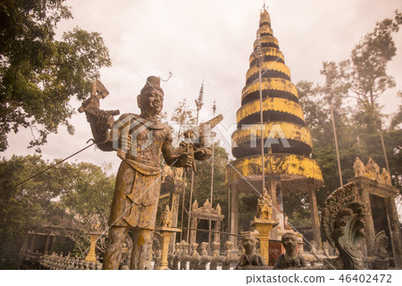 CAMBODIA KAMPONG THOM PHNOM SANTUK TEMPLE 46402472