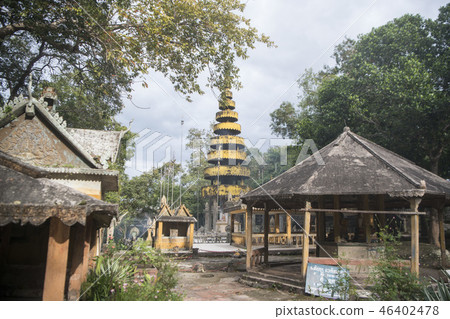 CAMBODIA KAMPONG THOM PHNOM SANTUK TEMPLE CAMBODIA KAMPONG THOM PHNOM SANTUK TEMPLE 46402478