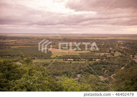 CAMBODIA KAMPONG THOM LANDSCAPE 46402479