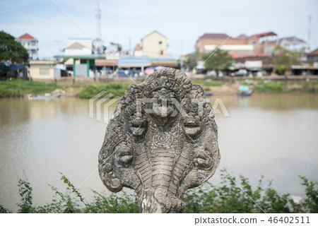 CAMBODIA KAMPONG THOM BRIDGE SEN RIVER NAGA CAMBODIA KAMPONG THOM BRIDGE SEN RIVER NAGA 46402511