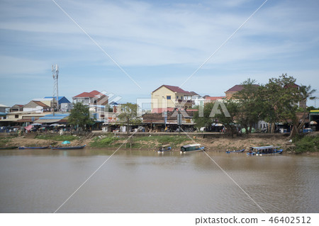 CAMBODIA KAMPONG THOM BRIDGE SEN RIVER 46402512