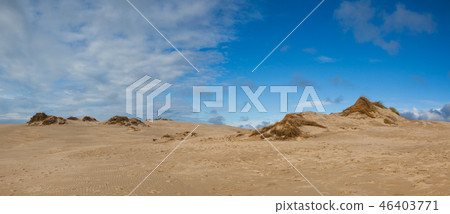 Rabjerg Mile is a migrating coastal dune, Denmark. Rabjerg Mile is a migrating coastal dune, Denmark. 46403771