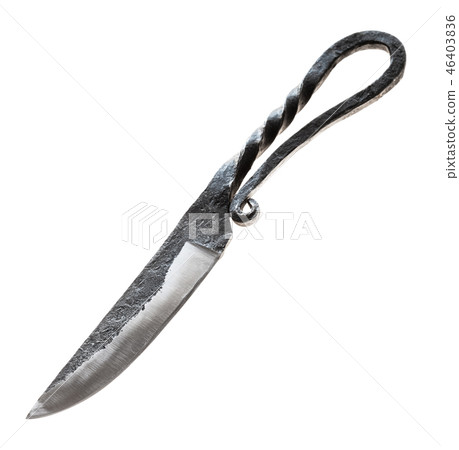 rustic-style skeletal knife Kuyabrik isolated 46403836