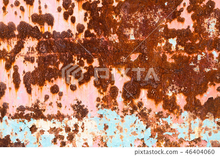 Grunge texture of old rusty metal with scratches 46404060