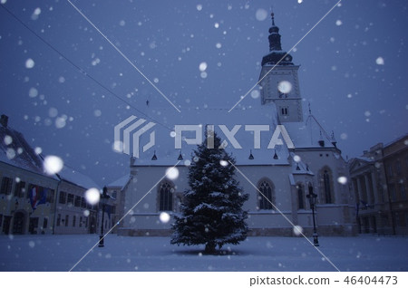 Croatia Zagreb St. Mark's Church 46404473