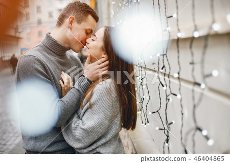 couple in a city couple in a city 46404865