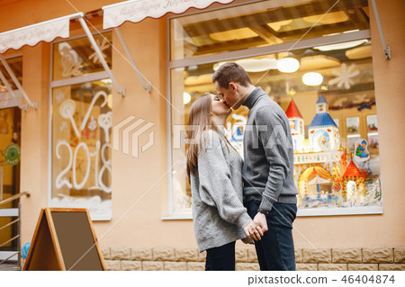 couple in a city couple in a city 46404874