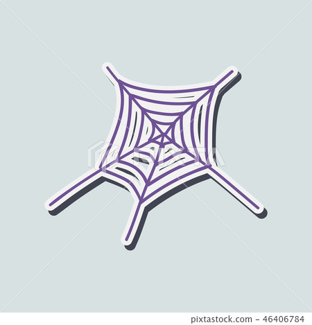 Cobweb icon. Outline illustration of cobweb vector icon for web Cobweb icon. Outline illustration of cobweb vector icon for web 46406784