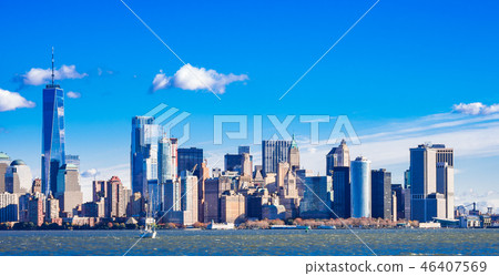 The skyscraper of New York Manhattan The skyscraper of New York Manhattan 46407569