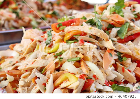 salad spicy at street food 46407923