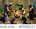 Christmas nativity scene with baby Jesus. 46408222