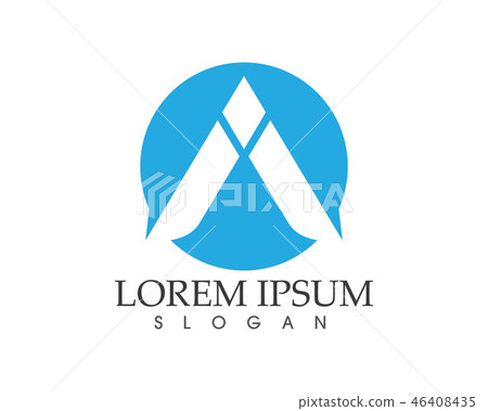 A Letter Logo Business Template Vector icon 46408435