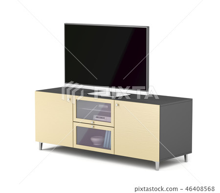 Tv on modern tv stand Tv on modern tv stand 46408568