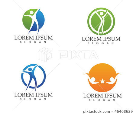 Health success people care logo 46408629