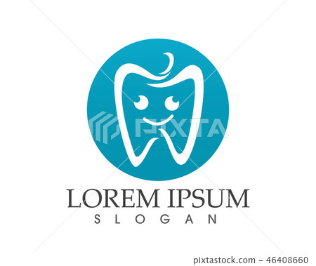 Dental care logo and symbols template icons Dental care logo and symbols template icons 46408660