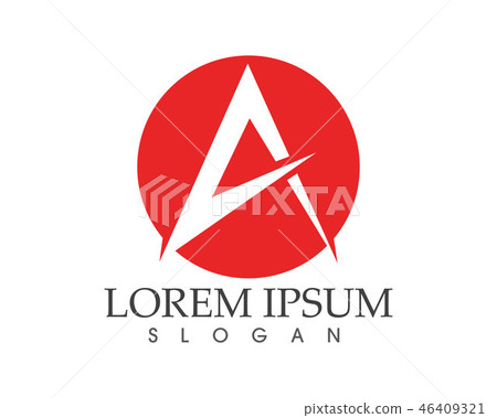 A Letter Logo Business Template Vector icon 46409321