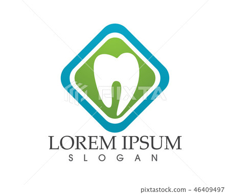 Dental care logo and symbols template icons app Dental care logo and symbols template icons app 46409497