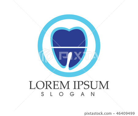 Dental care logo and symbols template icons app Dental care logo and symbols template icons app 46409499