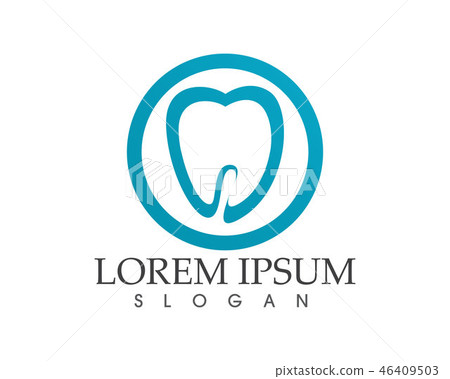 Dental care logo and symbols template icons app Dental care logo and symbols template icons app 46409503