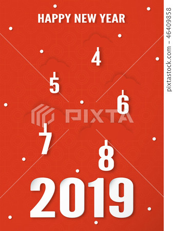 Happy New Year 2019 background. 46409858