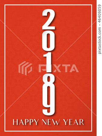 Happy New Year 2019 background. 46409859