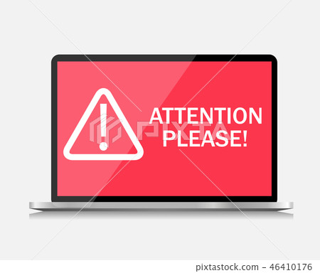 Attention please concept of important announcement 46410176