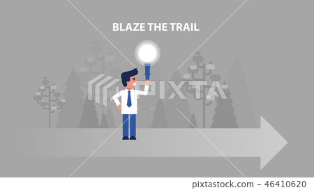 businessman manager blaze the trail businessman manager blaze the trail 46410620