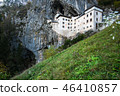 Famous Predjama castle in the mountain 46410857
