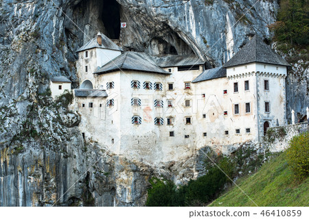 Famous Predjama castle in the mountain 46410859
