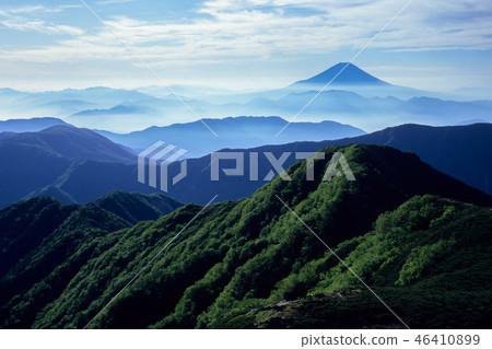 Mountains and Fuji Mountains and Fuji 46410899