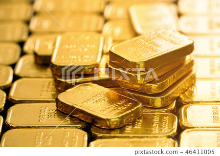Gold bar background 46411005