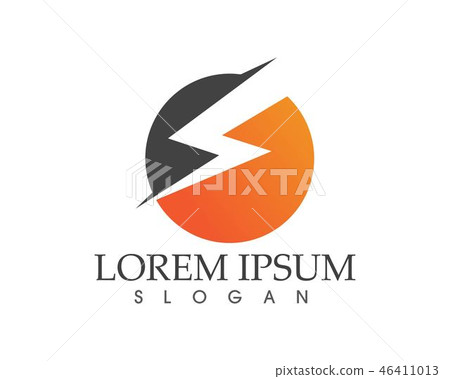 flash lightning icon logo and symbols flash lightning icon logo and symbols 46411013