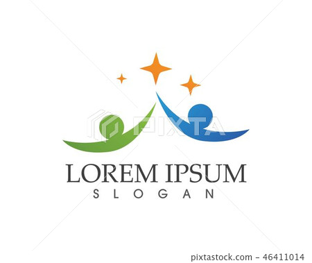 Community people care logo and symbols template Community people care logo and symbols template 46411014