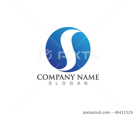 Business corporate letter S logo design vector 46411529