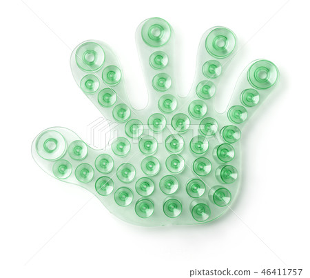 Top view of hand shape sticky pad 46411757