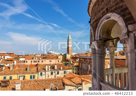 San Marco Campanile, view from the balcony of the medieval tower 46412213
