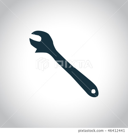 Wrench black icon 46412441