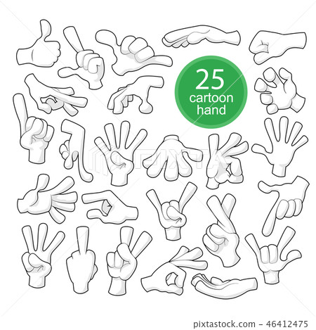 Comics Cartoon Hands 46412475